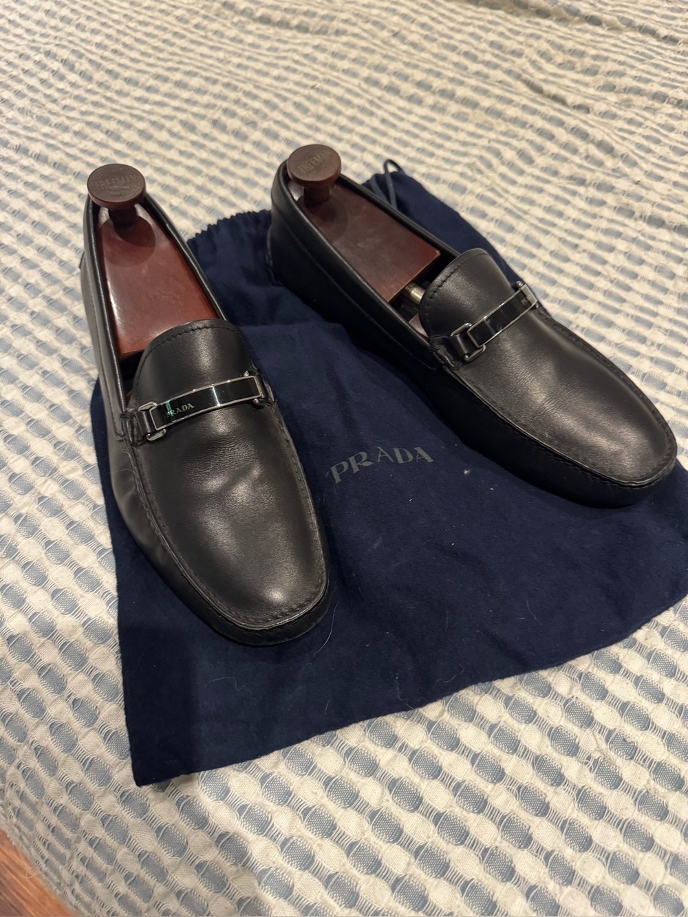 Prada Bar Driving Loafer